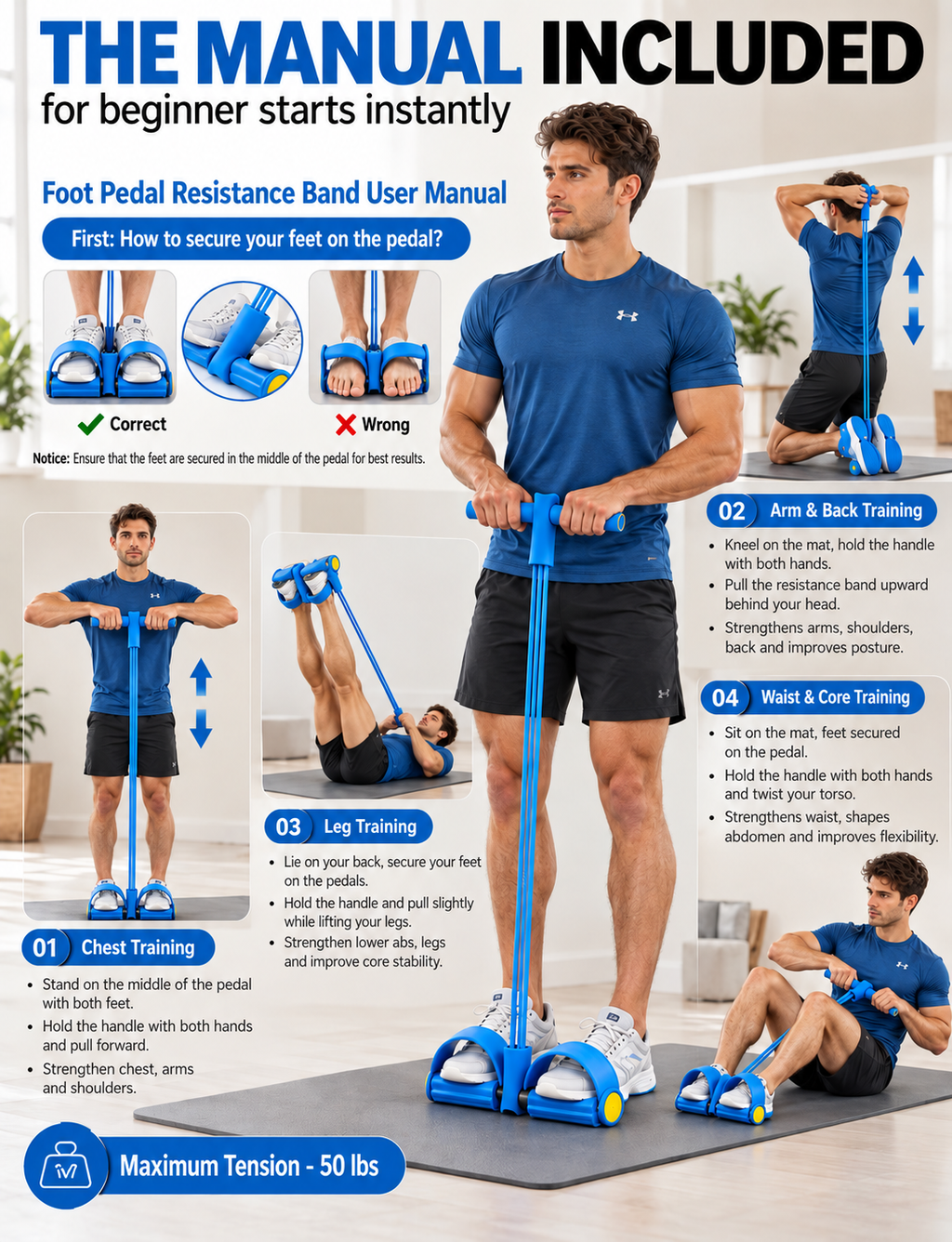 Resistance Bands – Portable Gym for Full-Body Workout